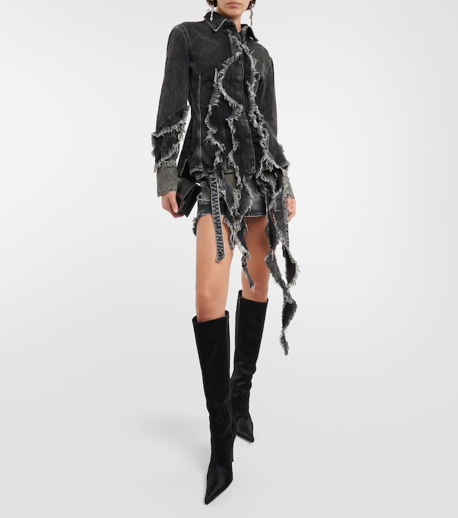 Blumarine Denim miniskirt