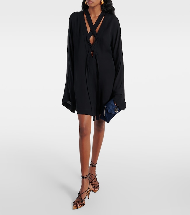 KHAITE Mehna silk minidress