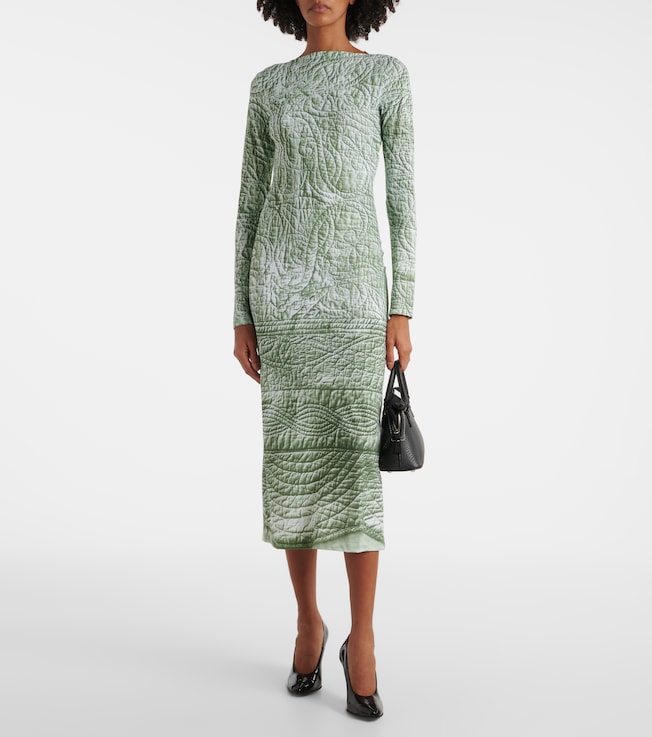MM6 Maison Margiela Printed jersey midi dress