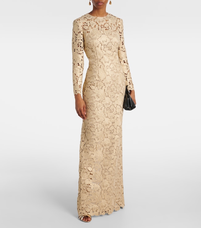 Oscar de la Renta Floral lace gown