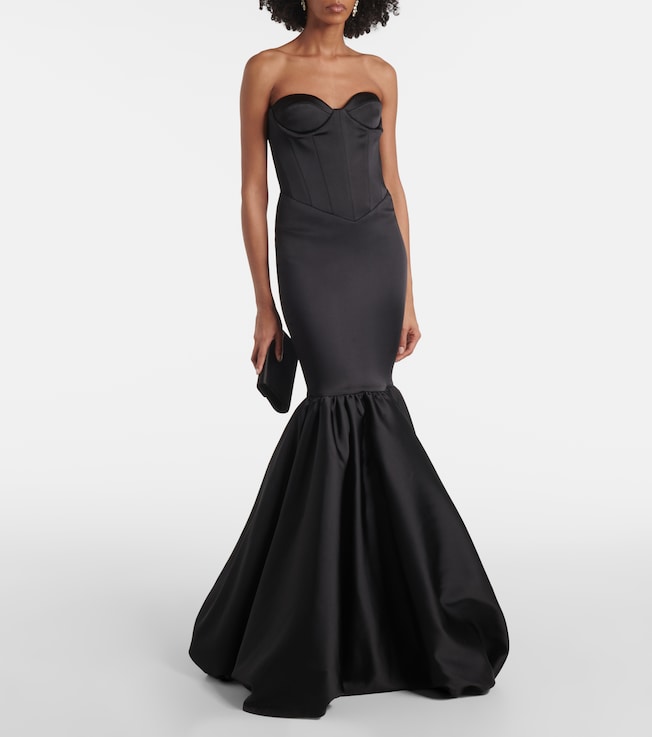 The New Arrivals Ilkyaz Ozel Inara satin corset gown
