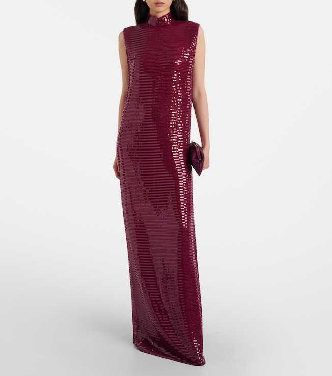 Taller Marmo Miami sequined gown
