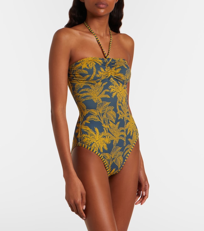 Eres Ailleurs printed halterneck swimsuit