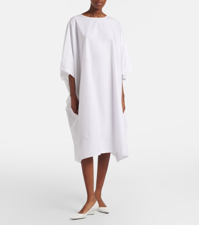 The Row Julen cotton poplin midi dress