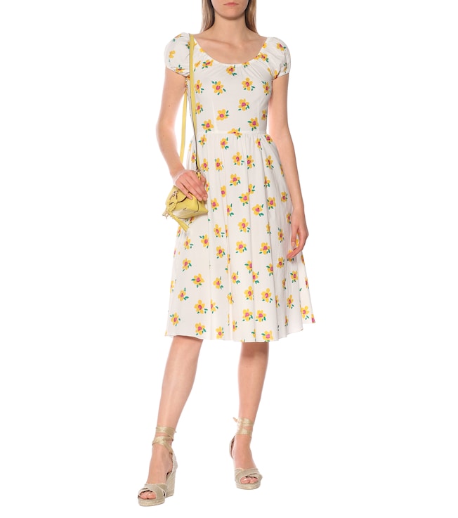 Caroline Constas Mariette floral cotton midi dress