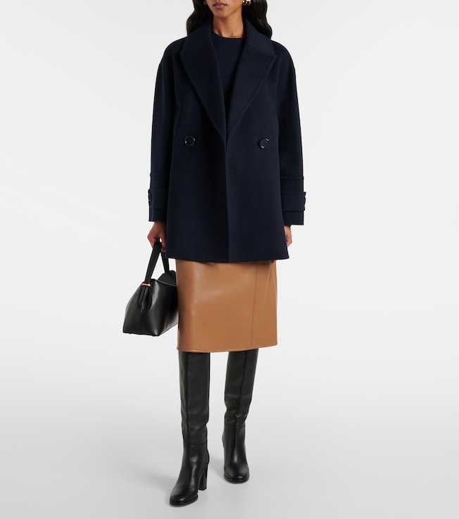 S Max Mara Double-breasted wool jacket