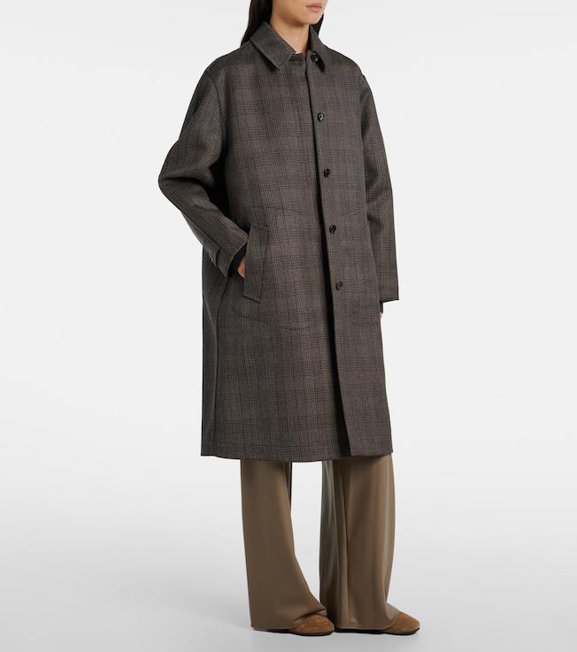 The Row Palomar reversible wool and silk coat