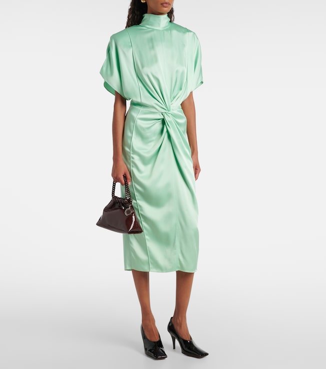 Stella McCartney Satin midi dress
