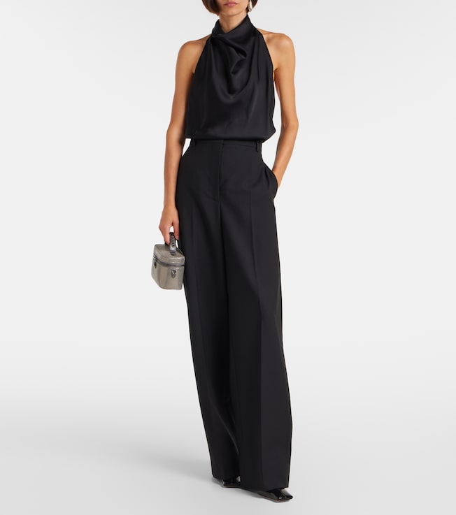 Stella McCartney Halterneck satin top