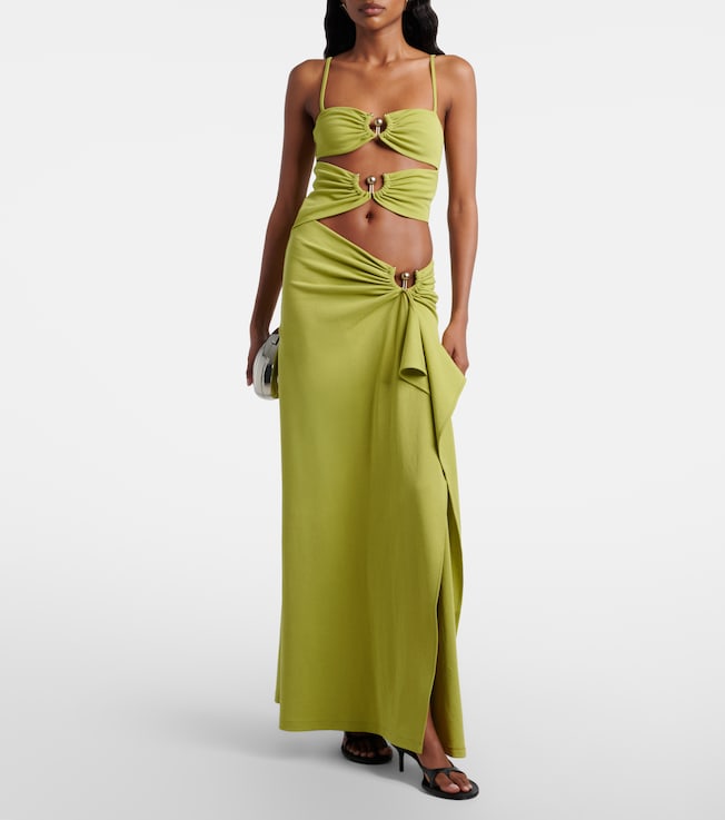 Christopher Esber Orbit cotton-blend maxi dress