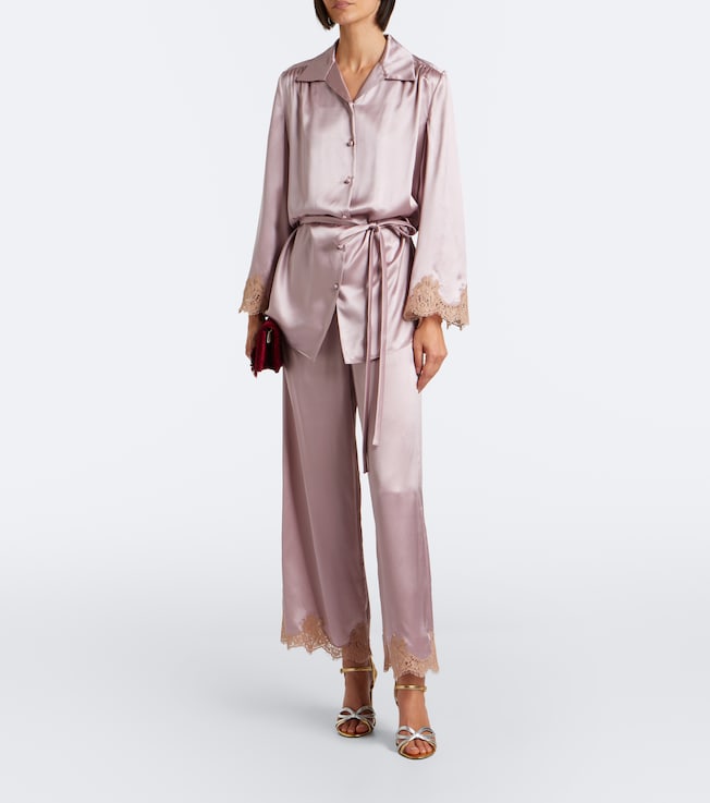 Valentino Silk crêpe satin wide-leg pants