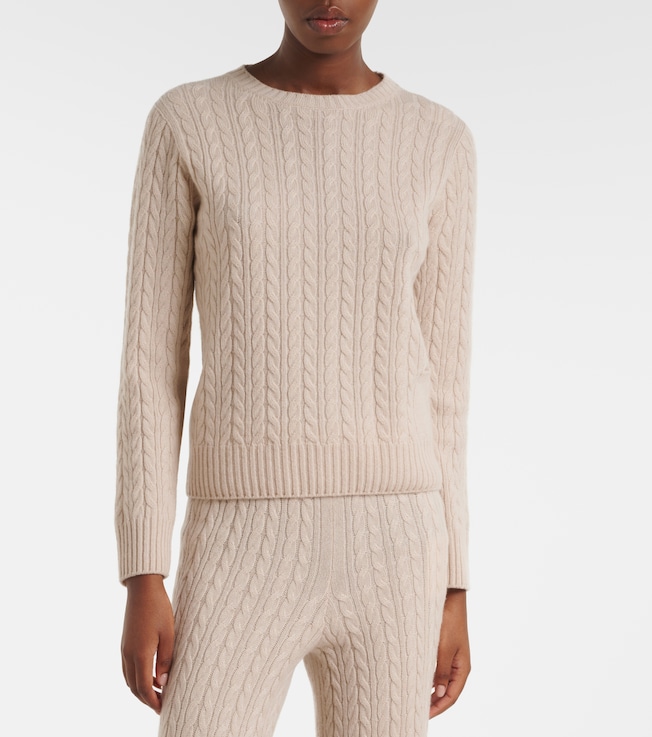 AGNONA Cable-knit cashmere sweater 