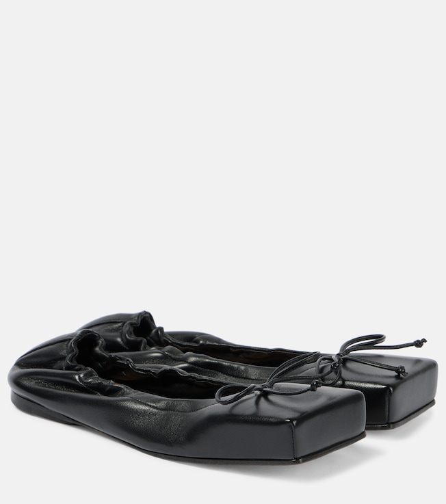 Jacquemus Ballet leather ballet flats