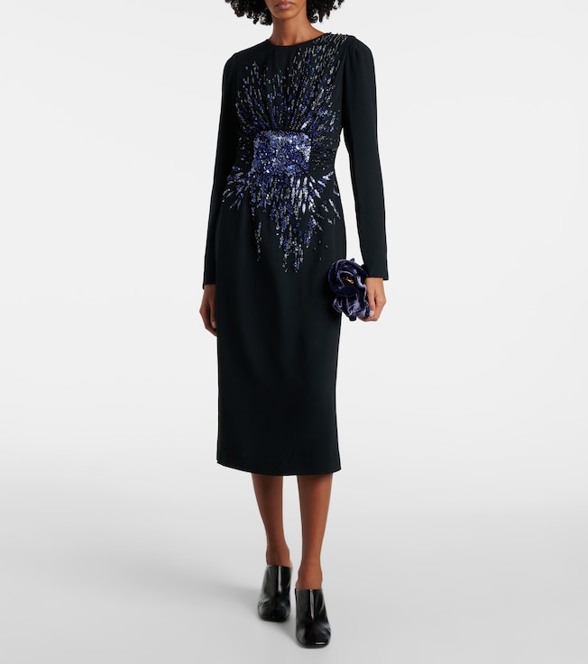 Dries Van Noten Sequined midi dress