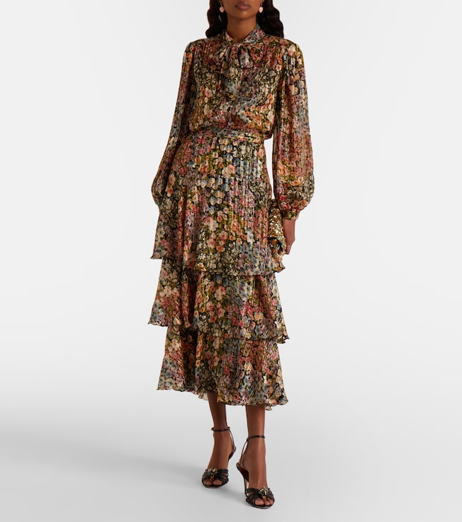 Valentino Floral silk blouse 