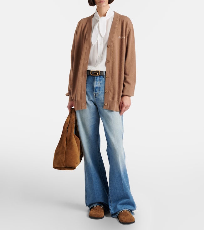 Gucci Logo cashmere cardigan