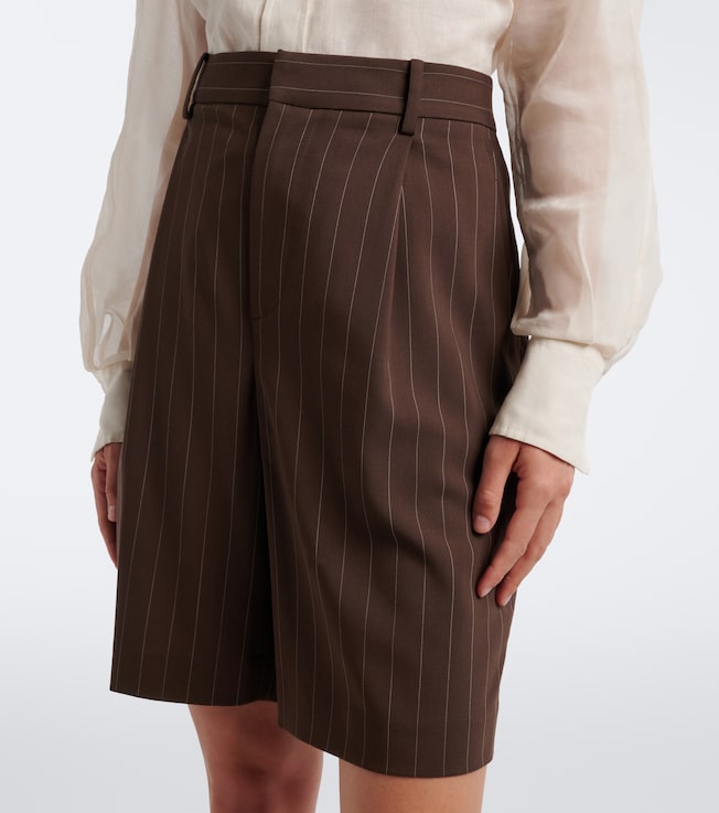 Ralph Lauren Collection Ralph Lauren Collection Striped wool shorts