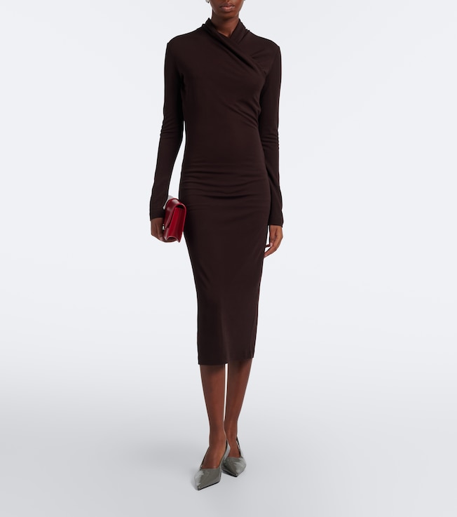Max Mara Jersey midi dress