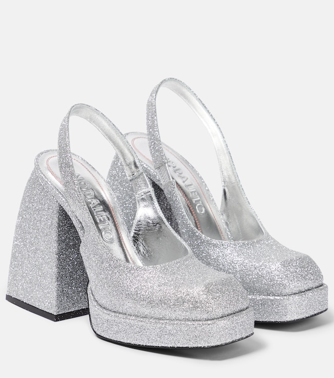 NODALETO Bulla Jill glitter platform pumps