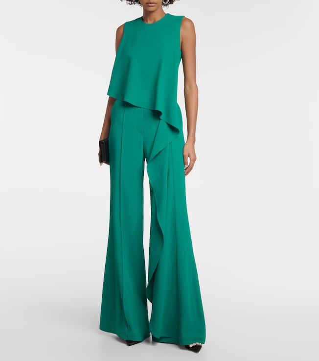 Elie Saab Draped wide-leg jumpsuit