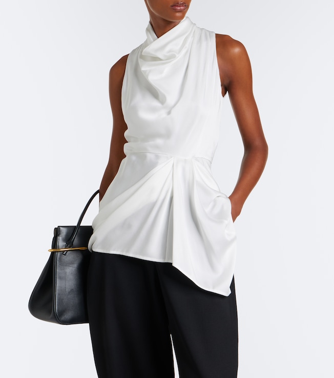 Givenchy Draped satin top