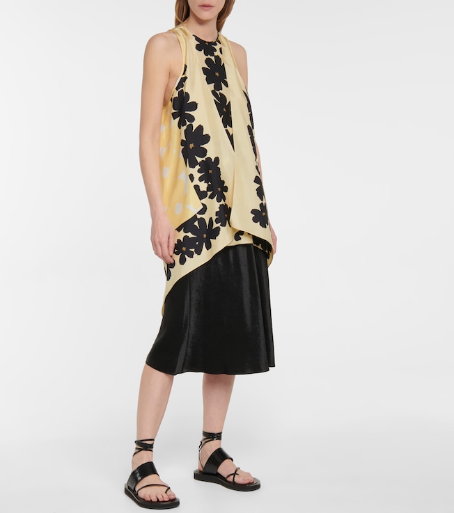 Petar Petrov Catia floral silk top