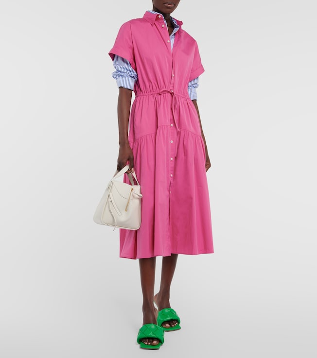 Polo Ralph Lauren Drawstring cotton shirt dress