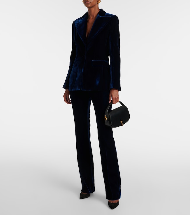 Nina Ricci Fluid velvet blazer