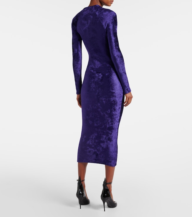 Alaïa Alaïa Velvet midi dress