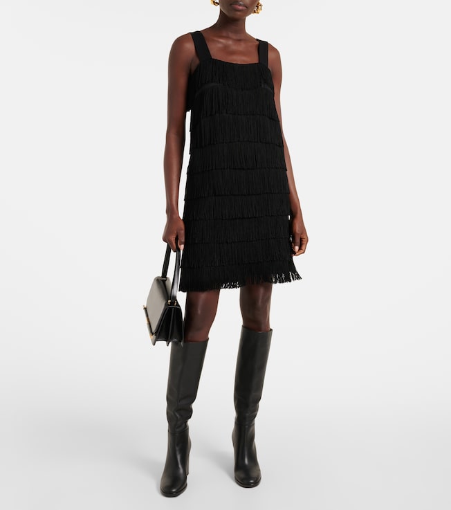 Dorothee Schumacher Emotional Essence fringed minidress