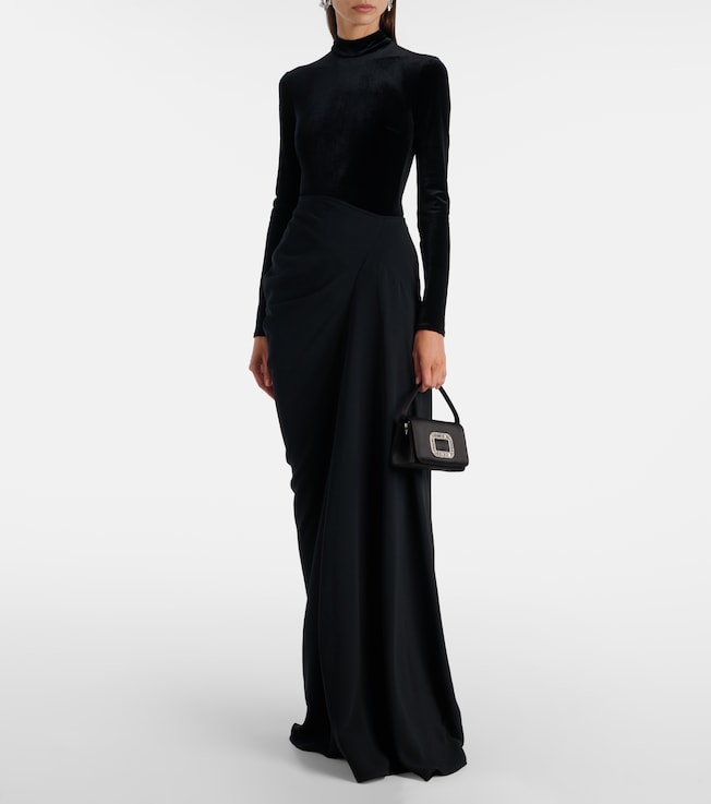 David Koma Velvet bodysuit