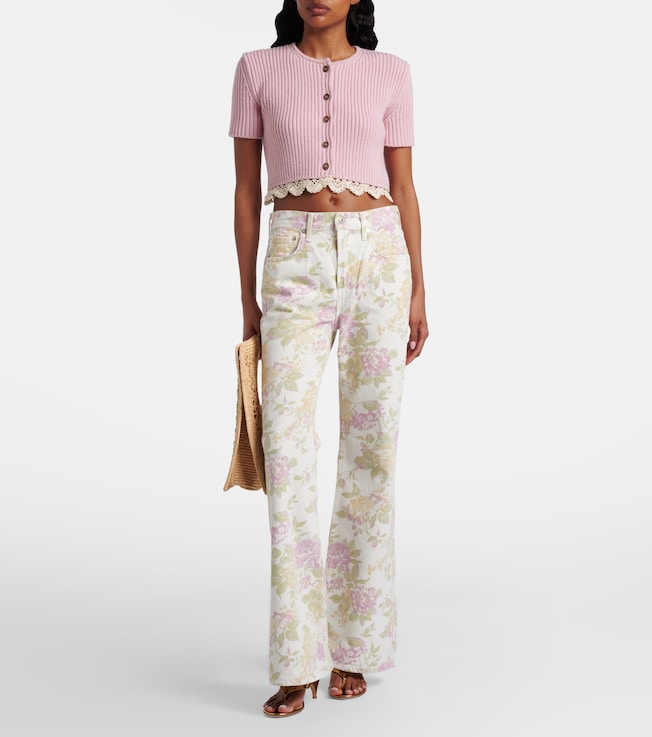 Citizens Of Humanity Kimberly '70s floral flared jeans