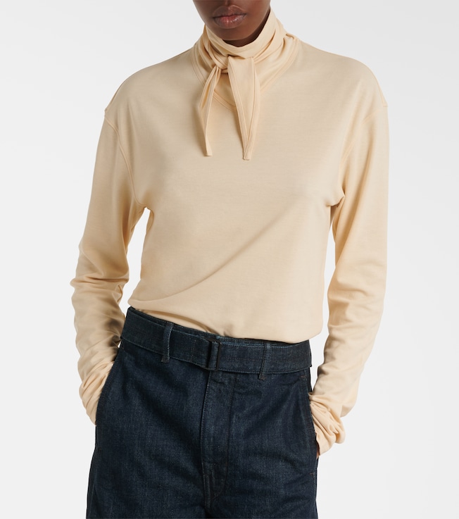 Lemaire Cotton jersey turtleneck top