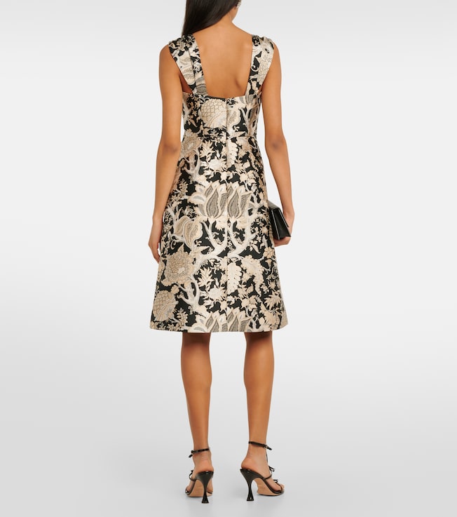 Carolina Herrera Carolina Herrera Floral jacquard midi dress