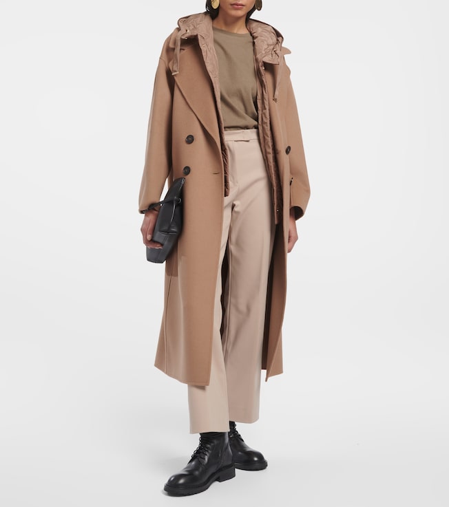 S Max Mara Conico cotton-blend flared pants