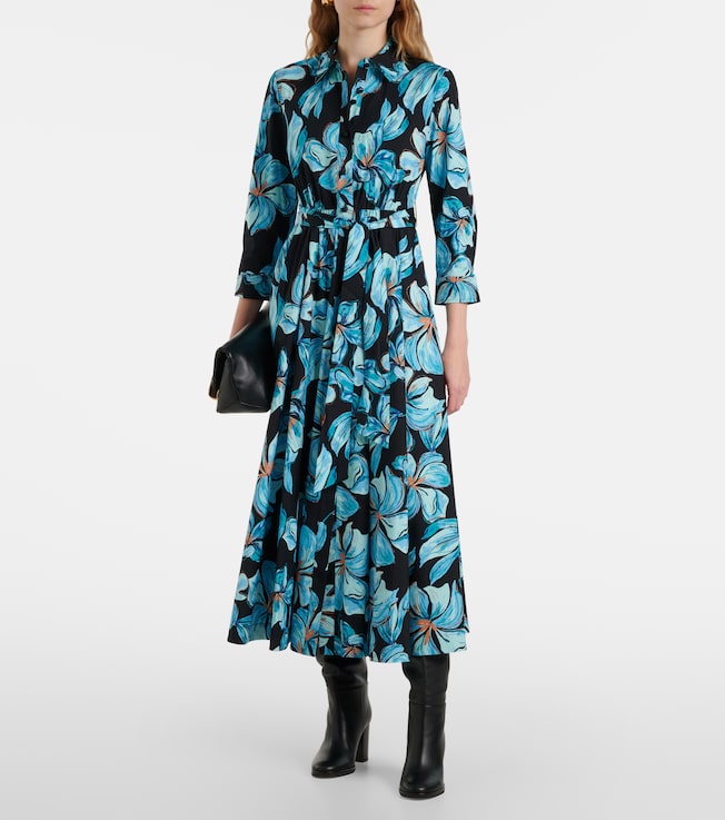 Diane von Furstenberg Blaine floral cotton maxi dress