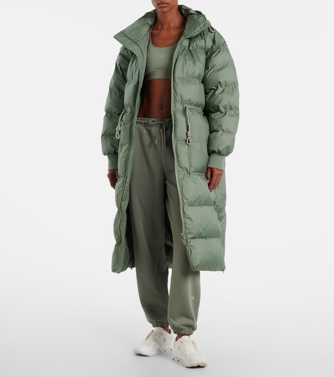 adidas by Stella McCartney Hooded puffer coat