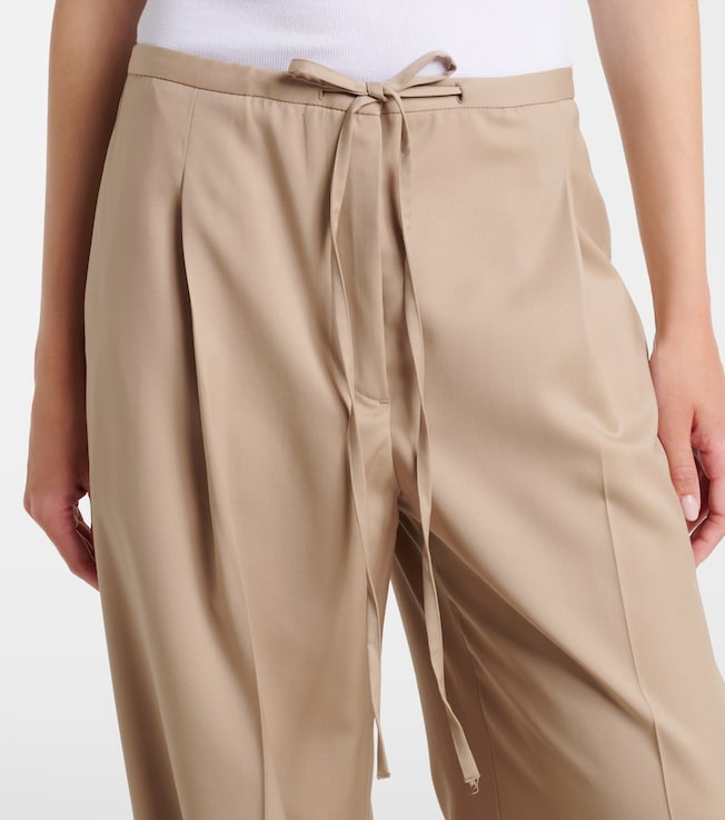 Róhe Róhe Pleated virgin wool wide-leg pants
