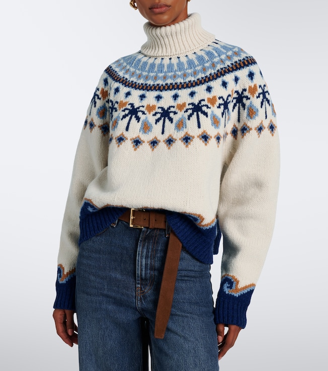 Alanui Sweet Winter virgin wool turtleneck sweater