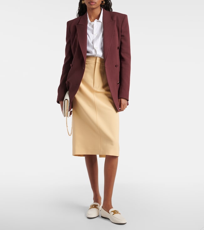 Tod's Virgin wool pencil skirt