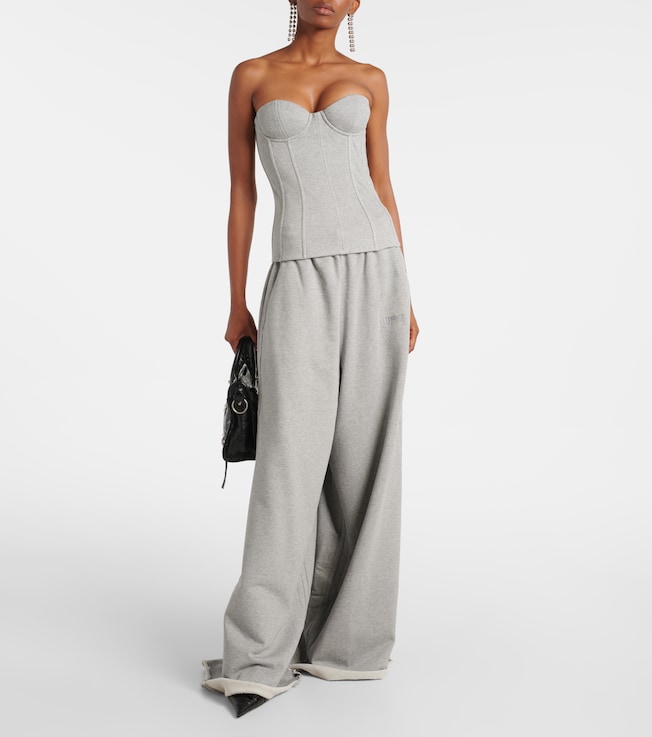 Vetements Oversized cotton-blend jersey sweatpants