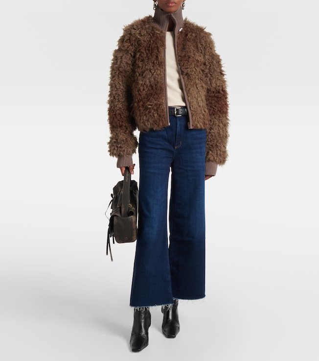 Citizens Of Humanity Lyra cropped high-rise wide-leg jeans