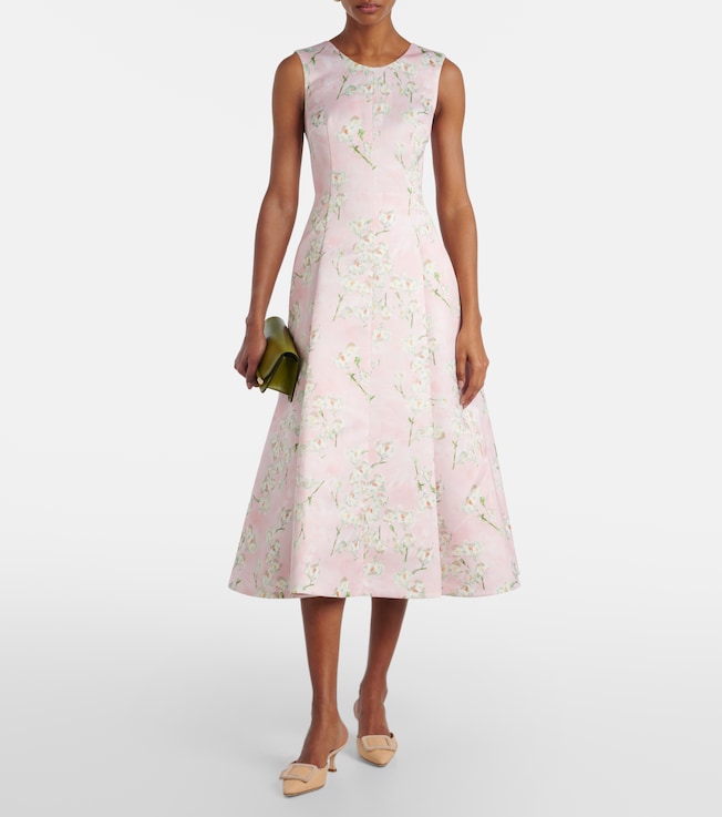 Emilia Wickstead Maribelle floral cocktail dress
