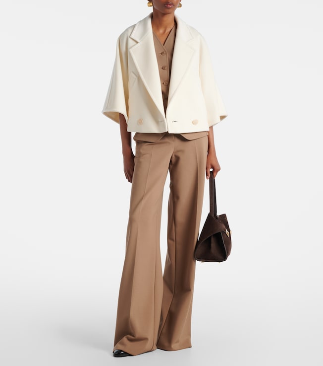 Max Mara Galea wool and cashmere peacoat