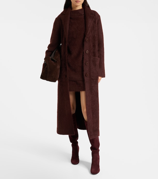 Dorothee Schumacher Fluffy Statement wool-blend miniskirt