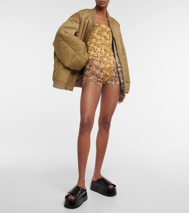 KNWLS Scythe floral shorts