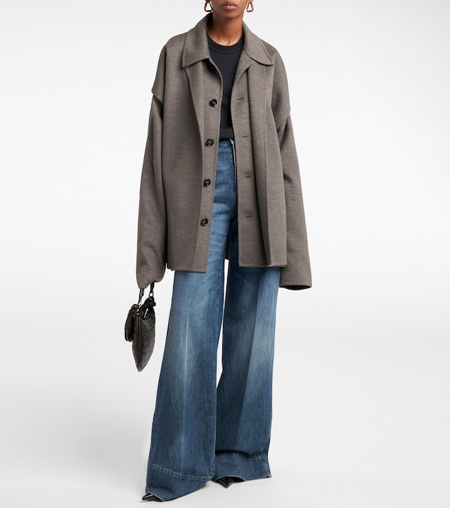 Bottega Veneta High-rise wide-leg jeans