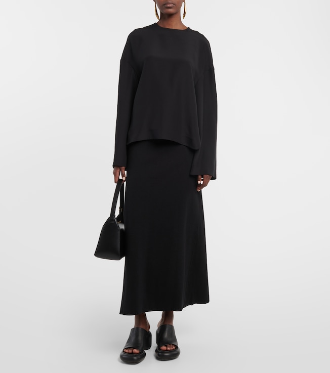 Fforme Ana silk cady blouse