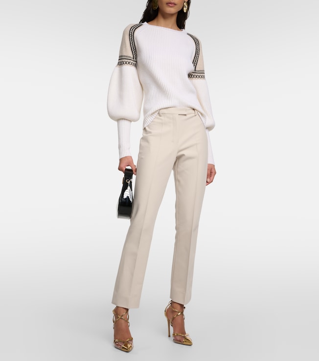 S Max Mara Fatina cropped straight pants