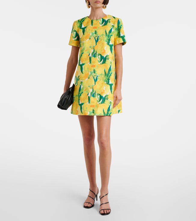 La DoubleJ Swing printed cotton minidress